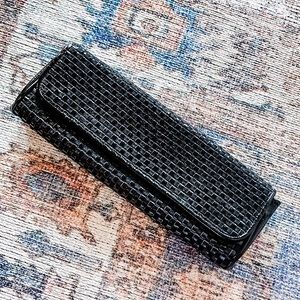 NWOT Black Hobo Brand Woven Clutch